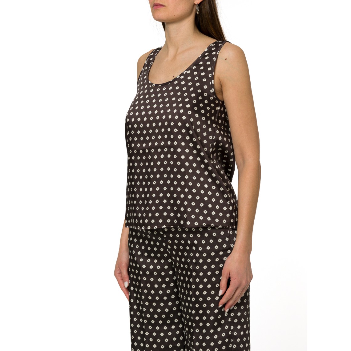 Canotta in twill stampato Emme Marella