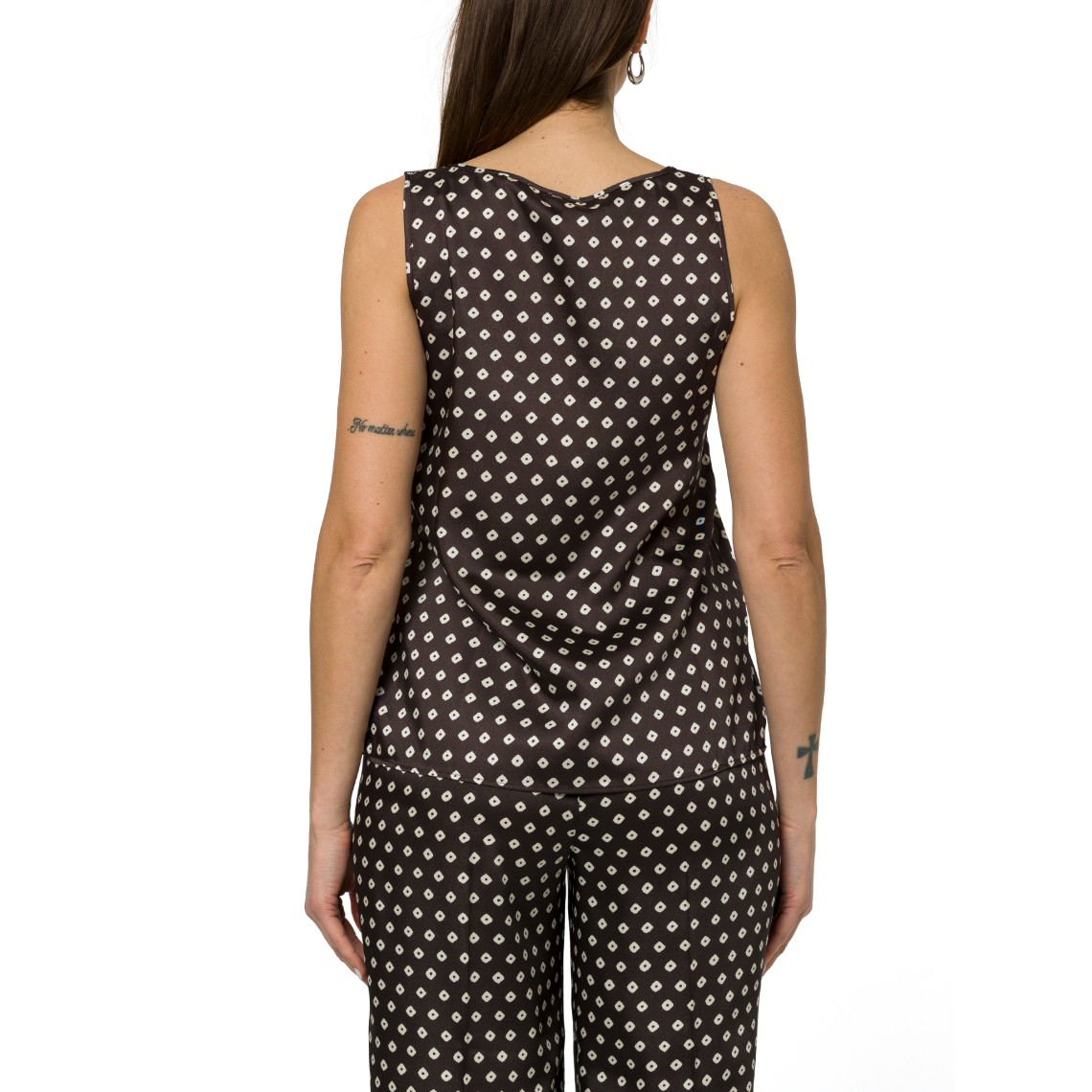 Canotta in twill stampato Emme Marella