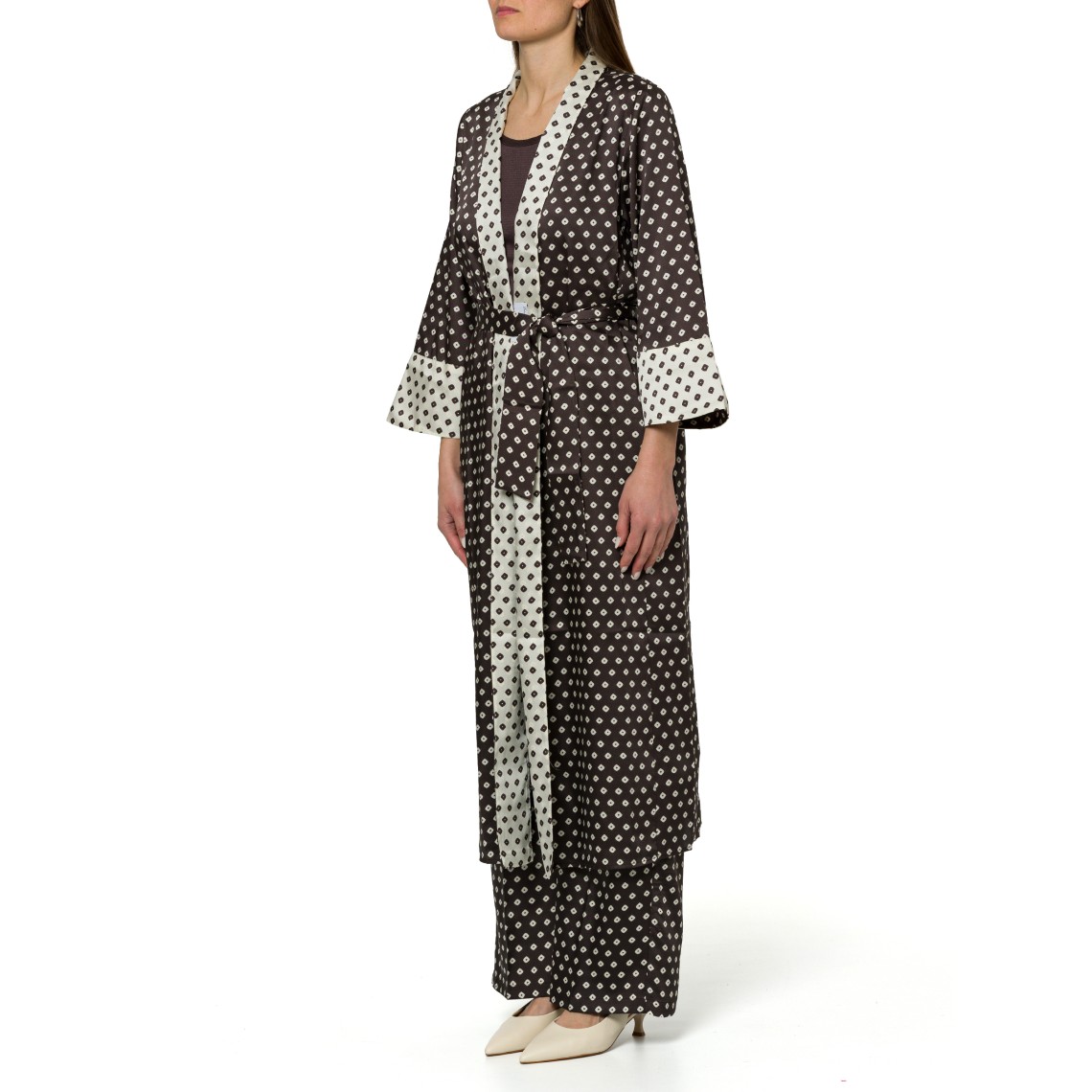 Kimono in twill stampato Emme Marella