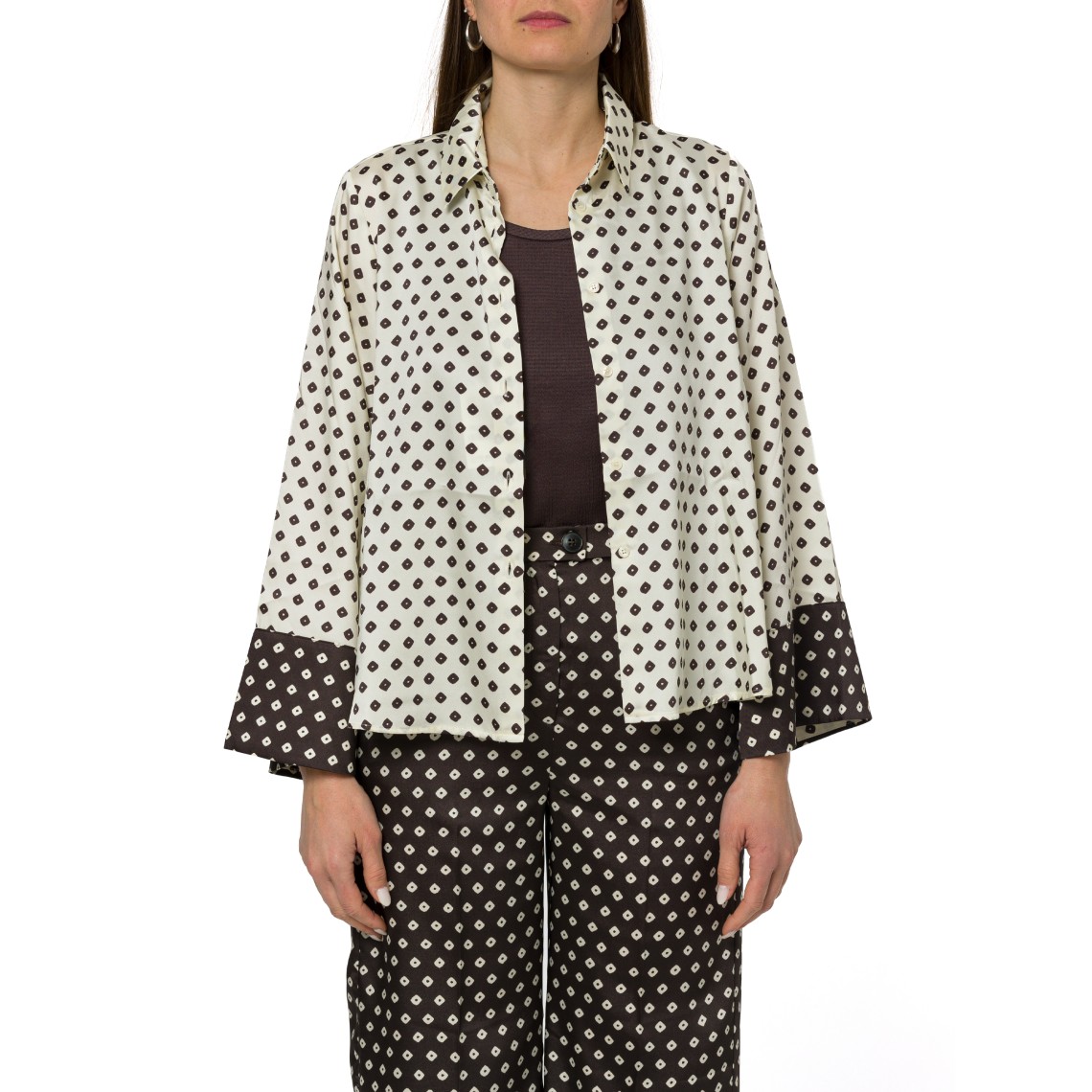 Camicia in twill stampato Emme Marella