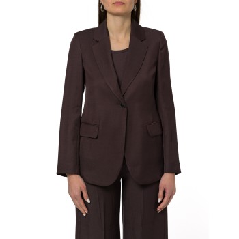 Giacca in twill di misto lino Emme Marella