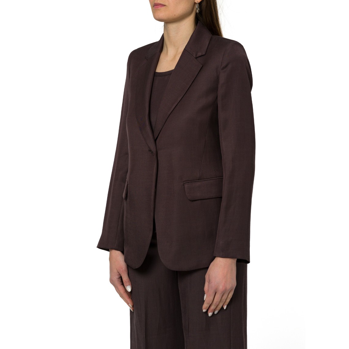 Giacca in twill di misto lino Emme Marella