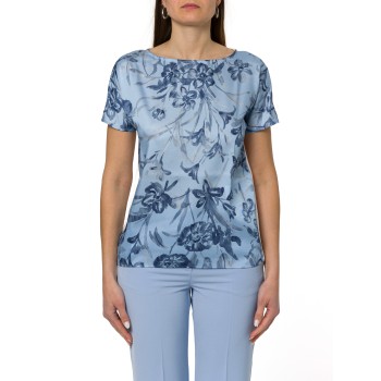 Blusa in twill stampato Emme Marella