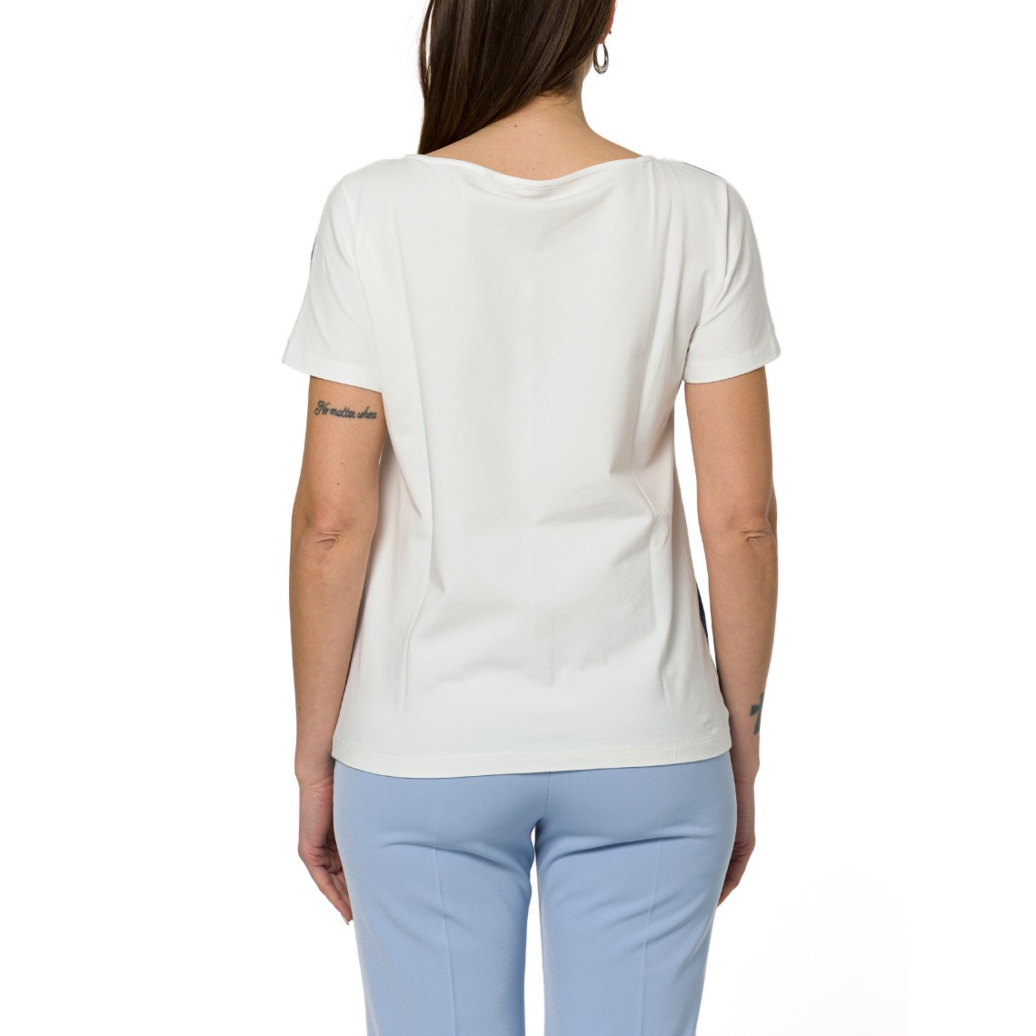 Blusa in twill stampato Emme Marella
