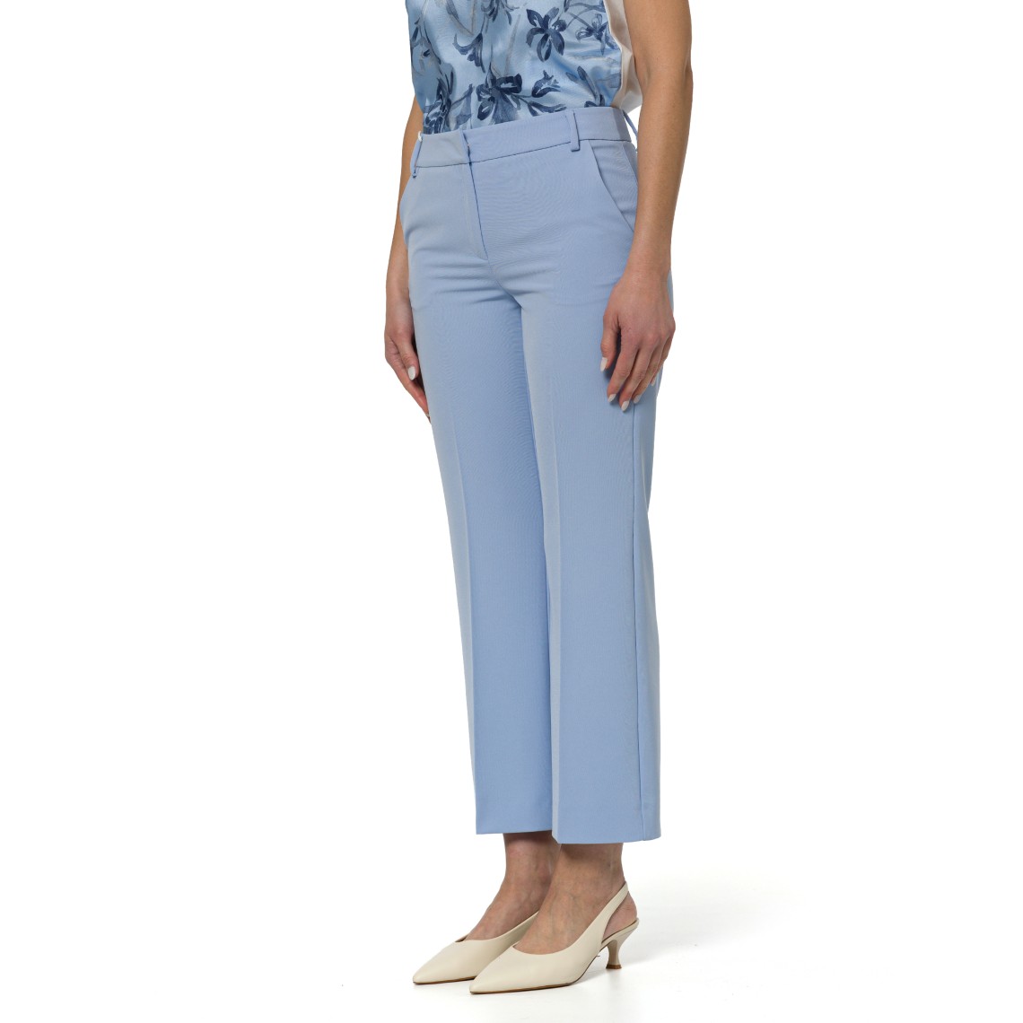 Pantaloni in twill tecnico stretch Emme Marella