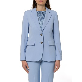 Giacca monopetto in twill tecnico Emme Marella