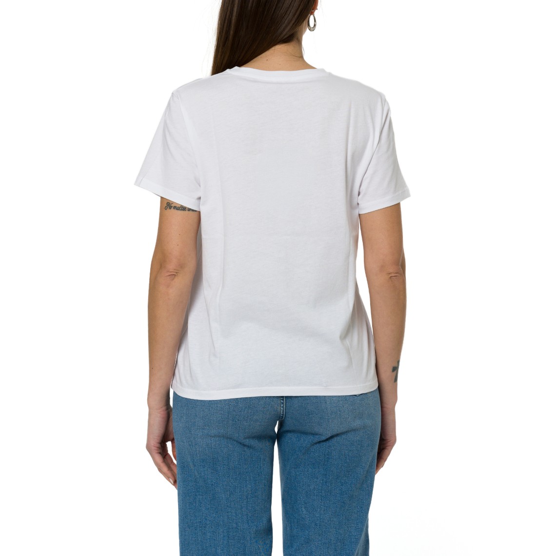 T-shirt in cotone con stampa Emme Marella