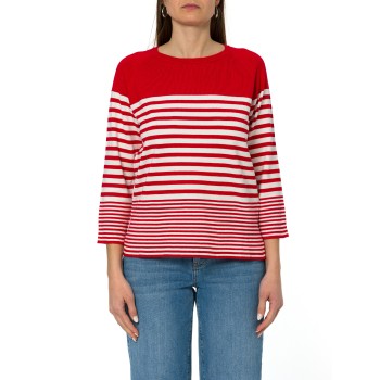 Maglia girocollo a righe Emme Marella