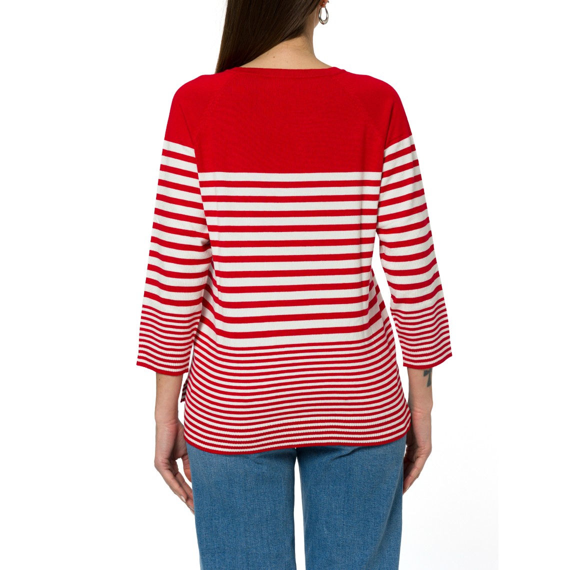 Maglia girocollo a righe Emme Marella