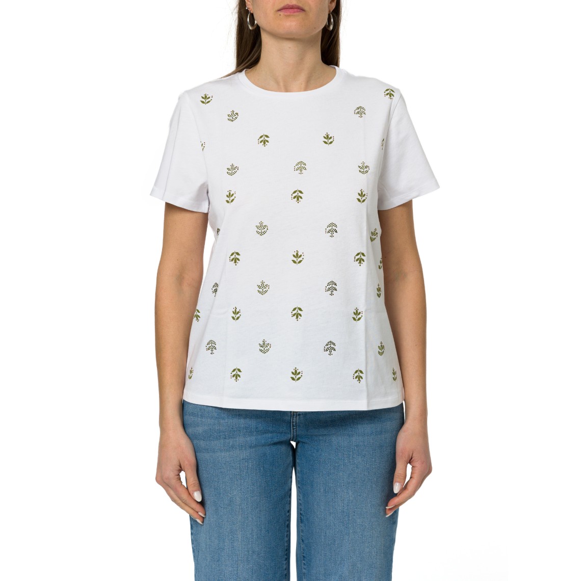 T-shirt in jersey di cotone Emme Marella