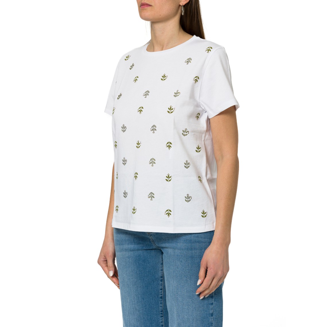 T-shirt in jersey di cotone Emme Marella