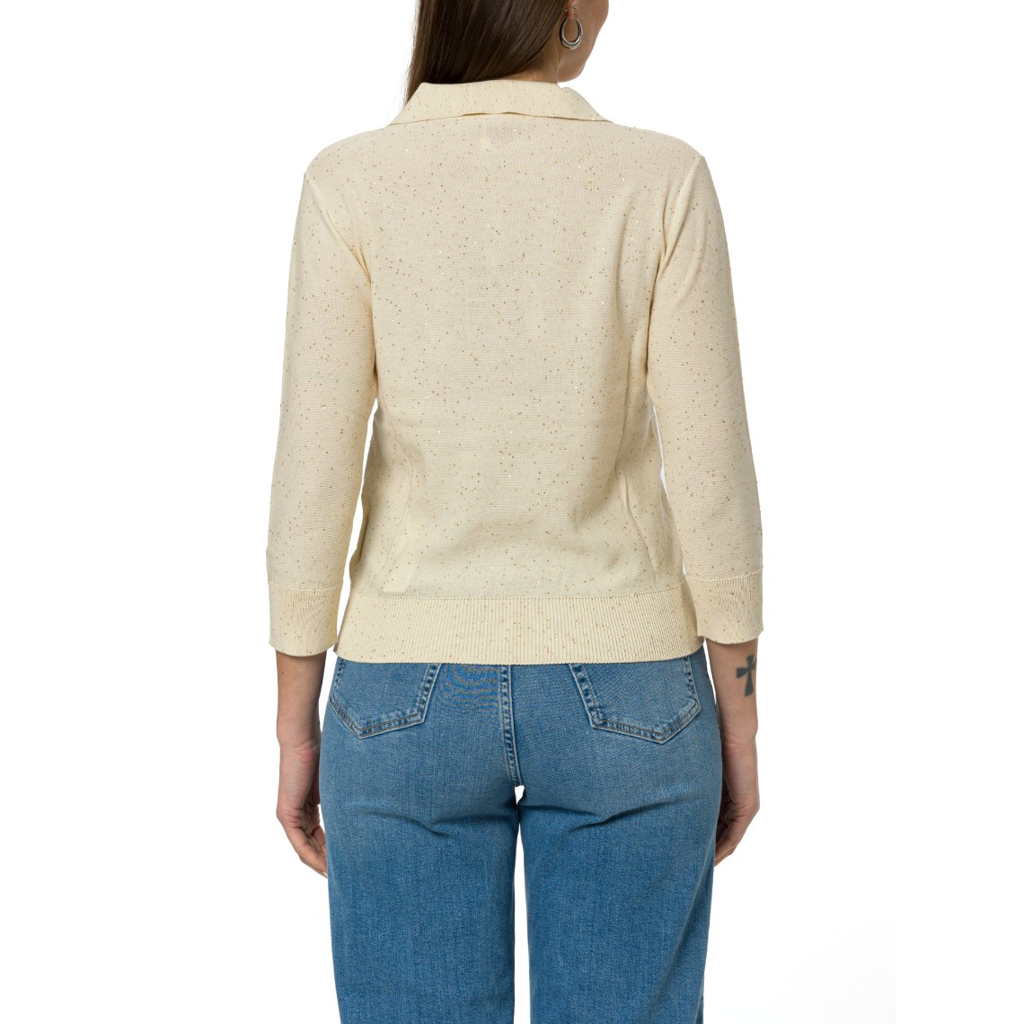 Polo con paillettes Emme Marella