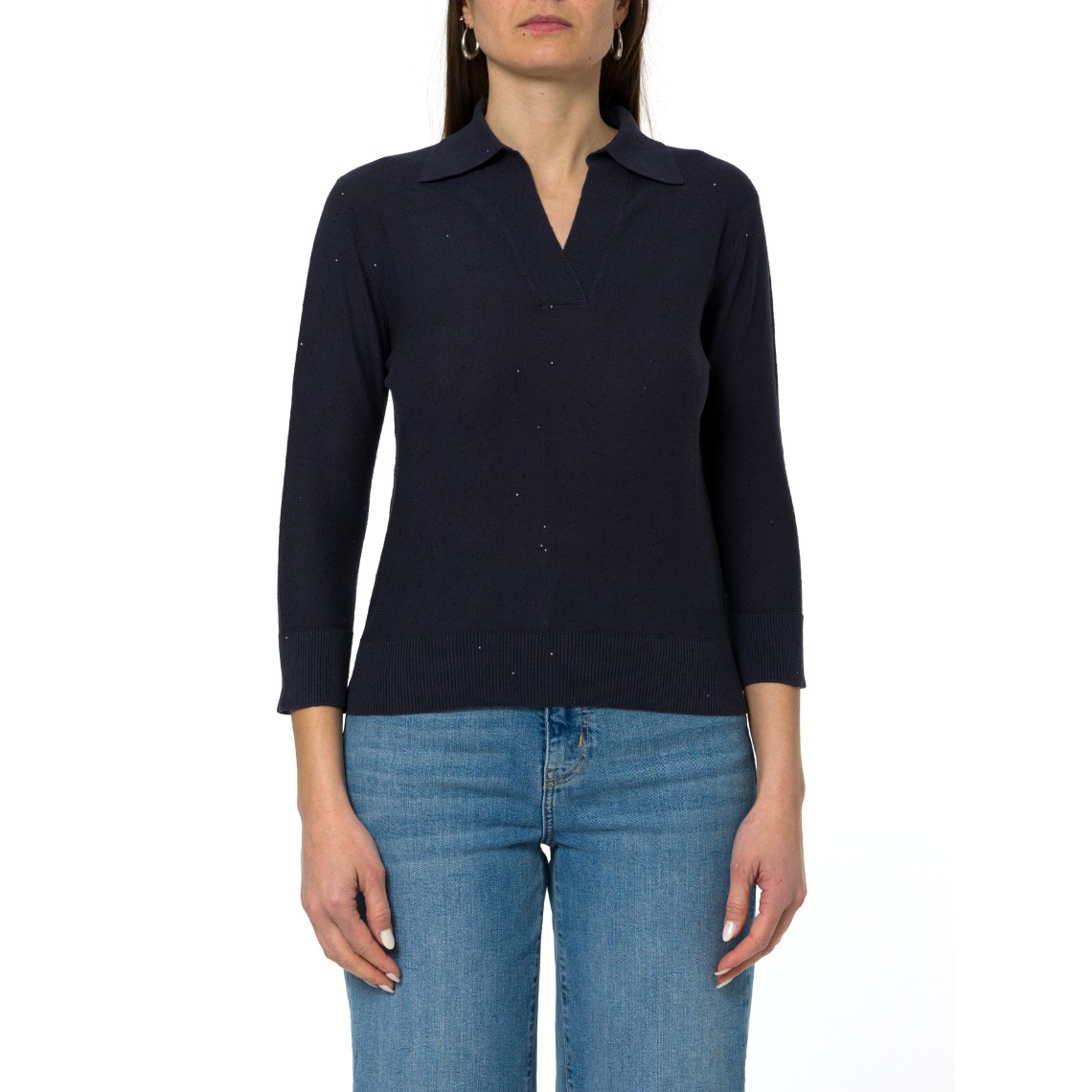 Polo con paillettes Emme Marella