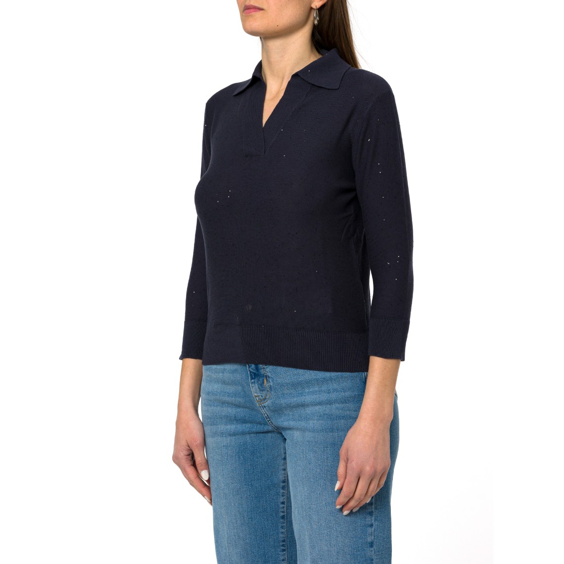 Polo con paillettes Emme Marella