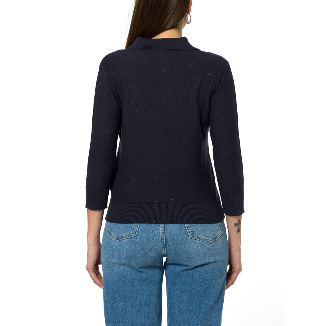 Polo con paillettes Emme Marella