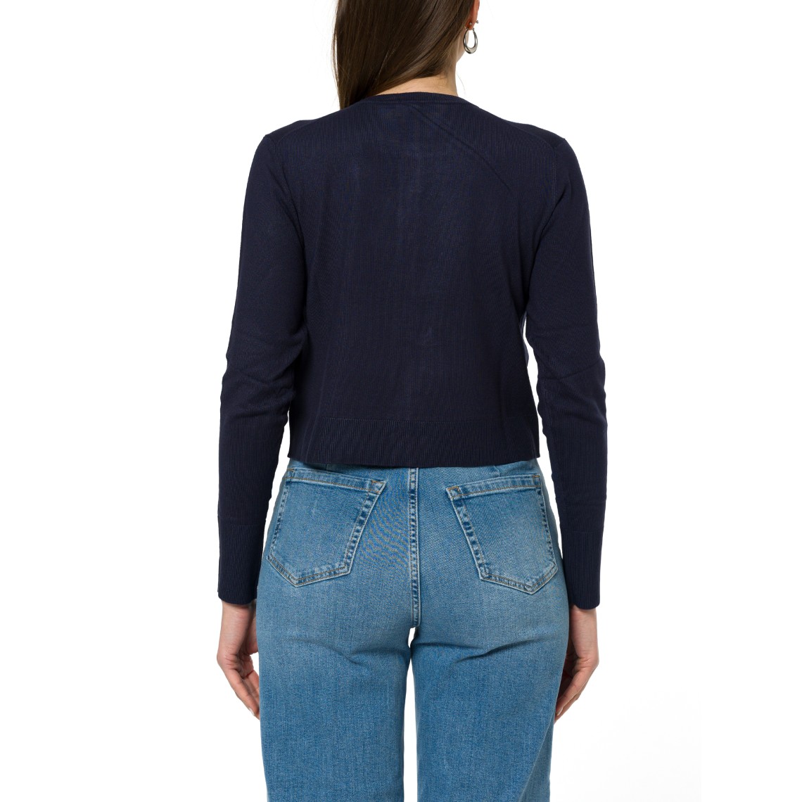 Cardigan corto con spilla a coccarda Emme Marella