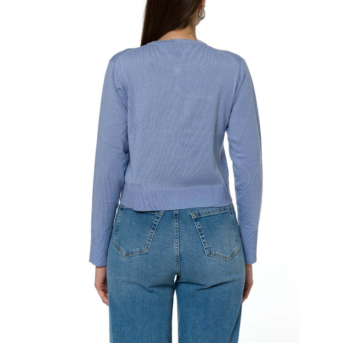 Cardigan corto con spilla a coccarda Emme Marella