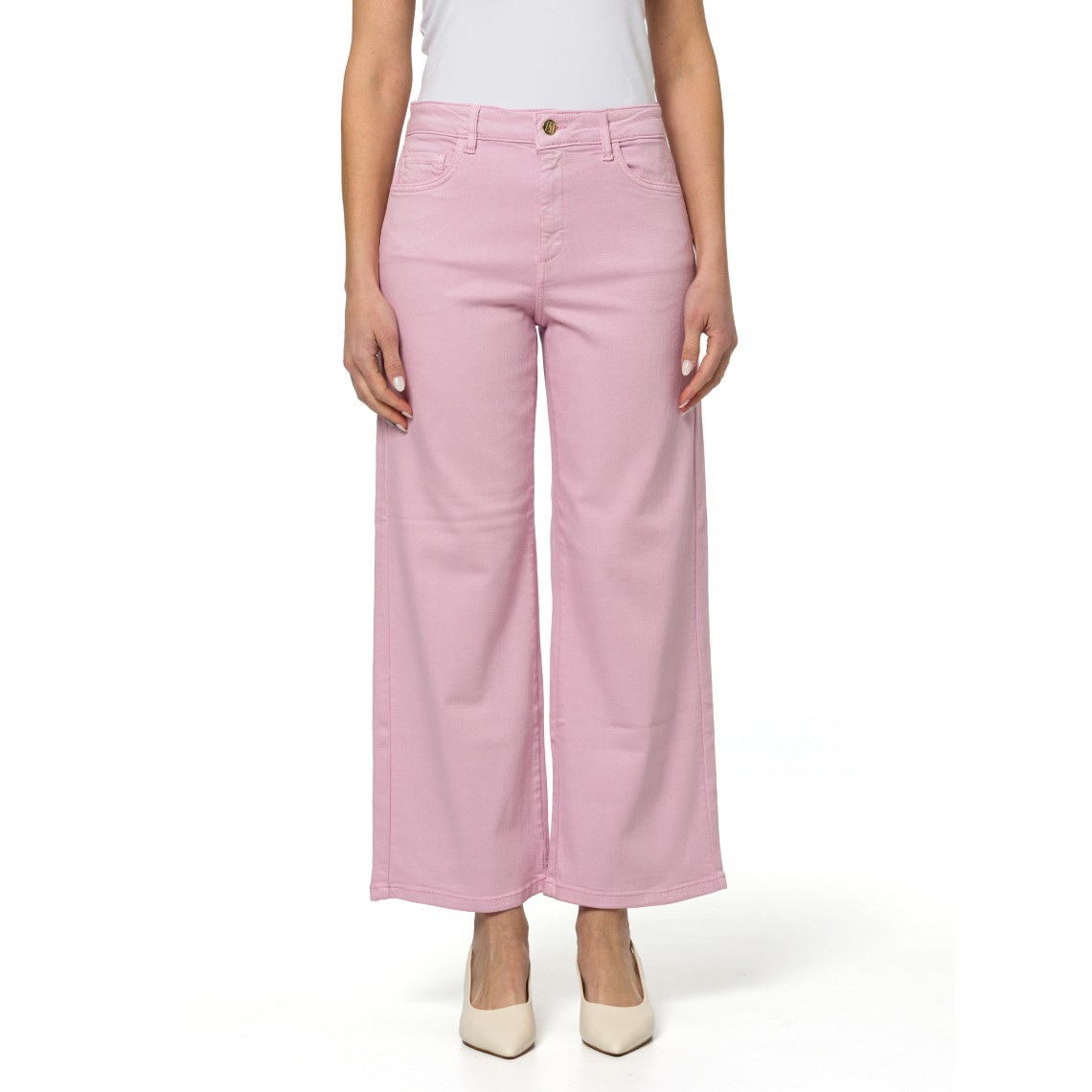 Pantaloni in gabardina stretch Emme Marella