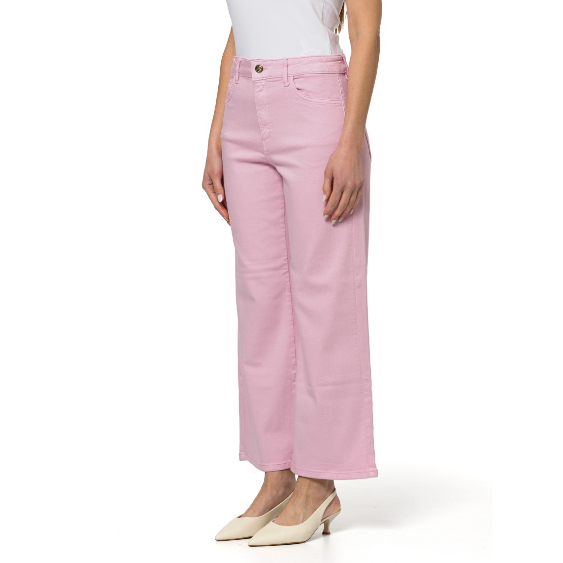 Pantaloni in gabardina stretch Emme Marella