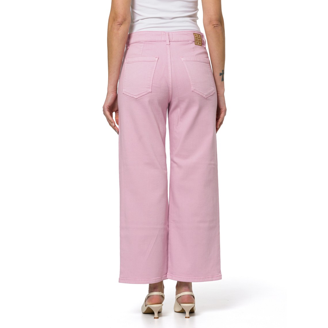 Pantaloni in gabardina stretch Emme Marella