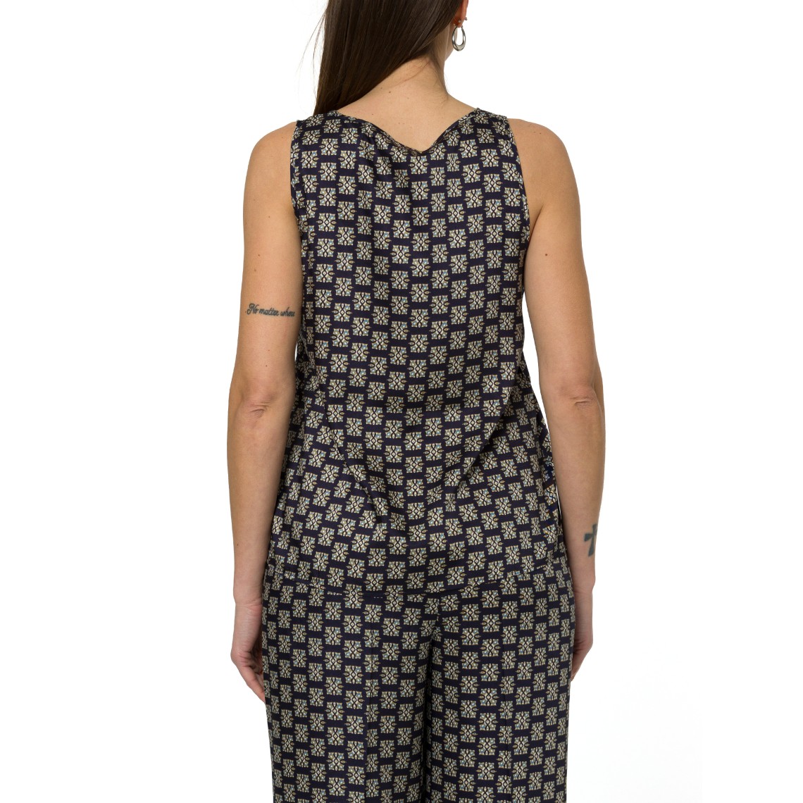 Canotta in twill stampato Emme Marella