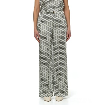 Pantaloni in twill stampato Emme Marella