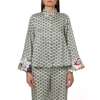Camicia in twill stampato Emme Marella