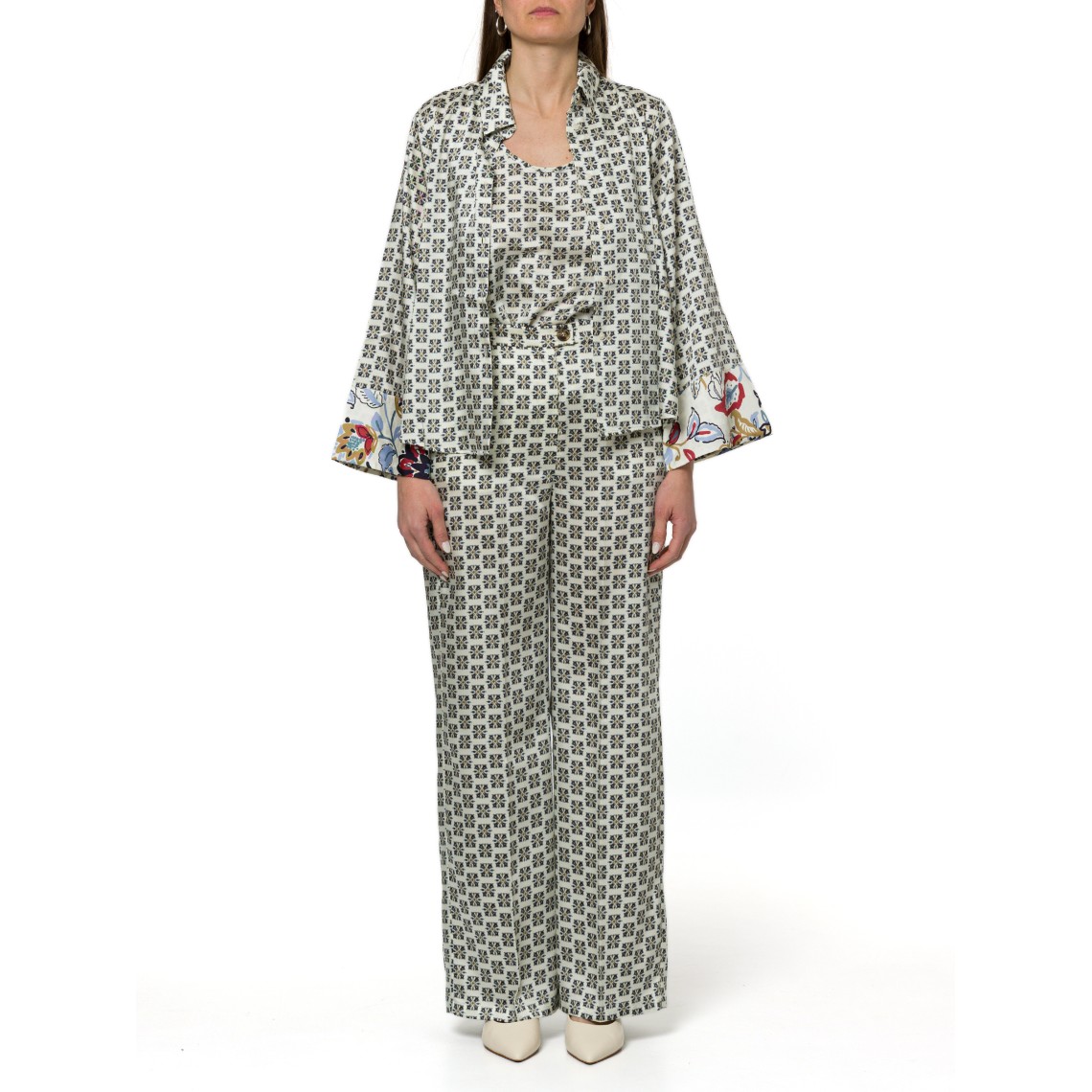 Camicia in twill stampato Emme Marella