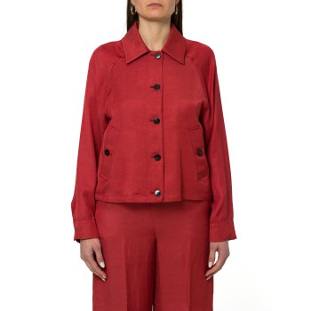 Giacchina in twill di misto lino Emme Marella