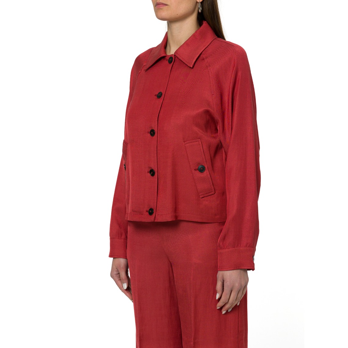 Giacchina in twill di misto lino Emme Marella