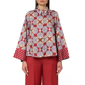 Camicia in twill stampato Emme Marella