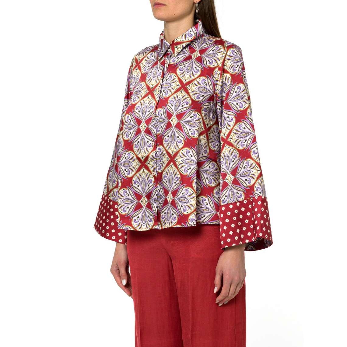 Camicia in twill stampato Emme Marella