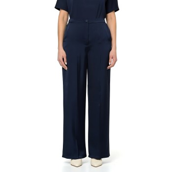 Pantaloni palazzo in raso Emme Marella