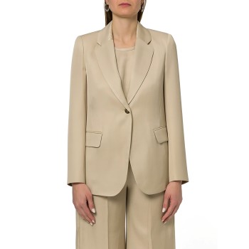 Giacca in twill di misto lino Emme Marella