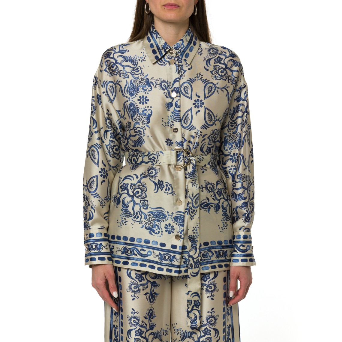 Camicia in twill fluido Liu Jo