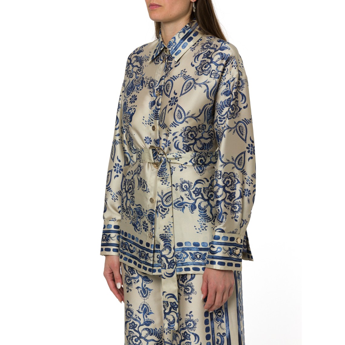 Camicia in twill fluido Liu Jo