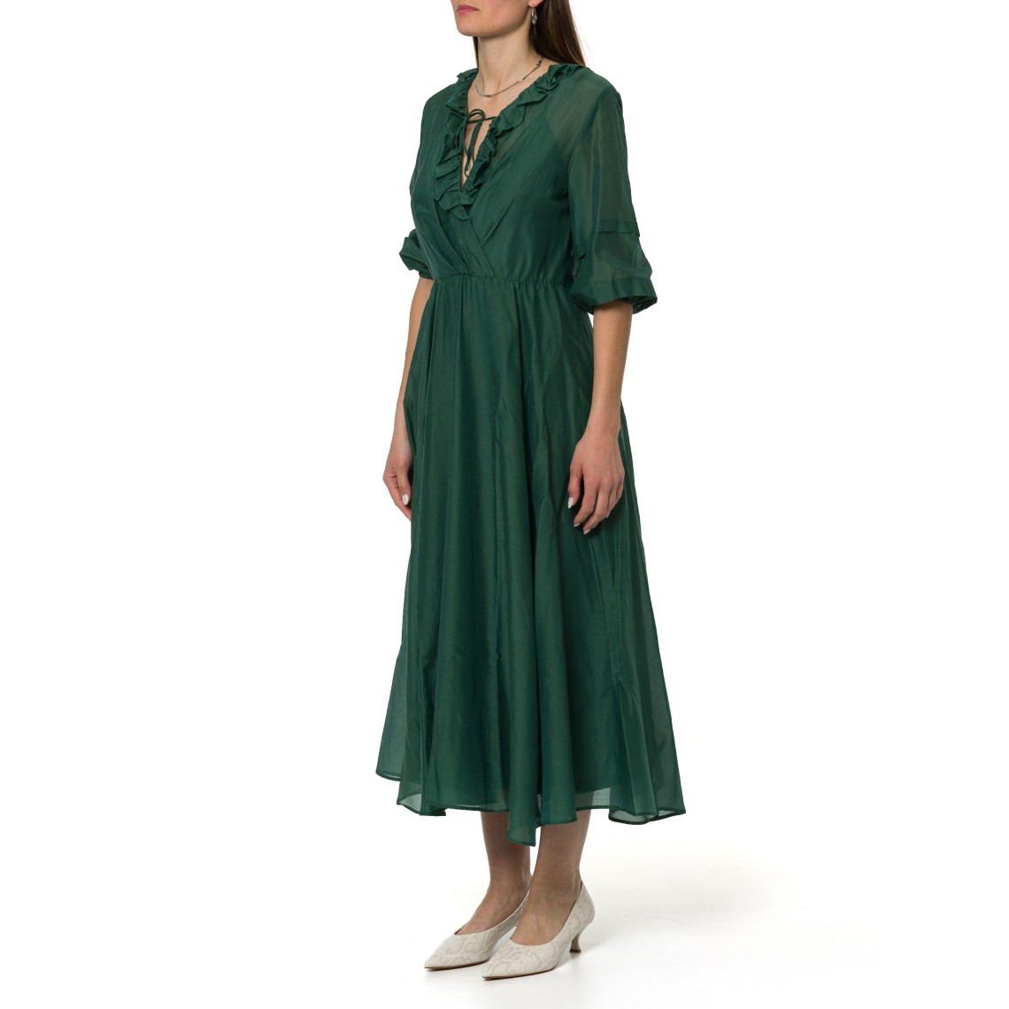 Abito in mussola di cotone e seta i Blues