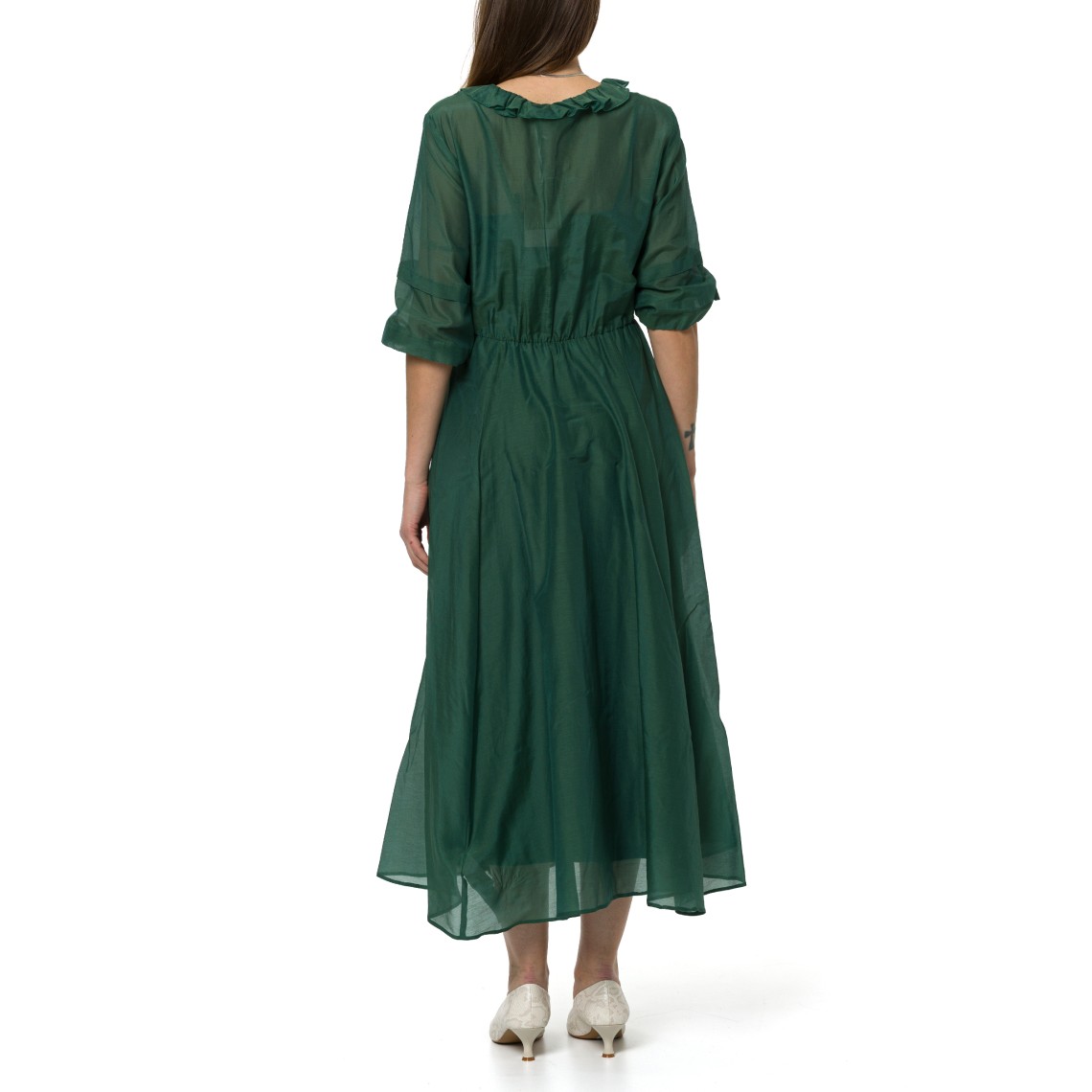 Abito in mussola di cotone e seta i Blues