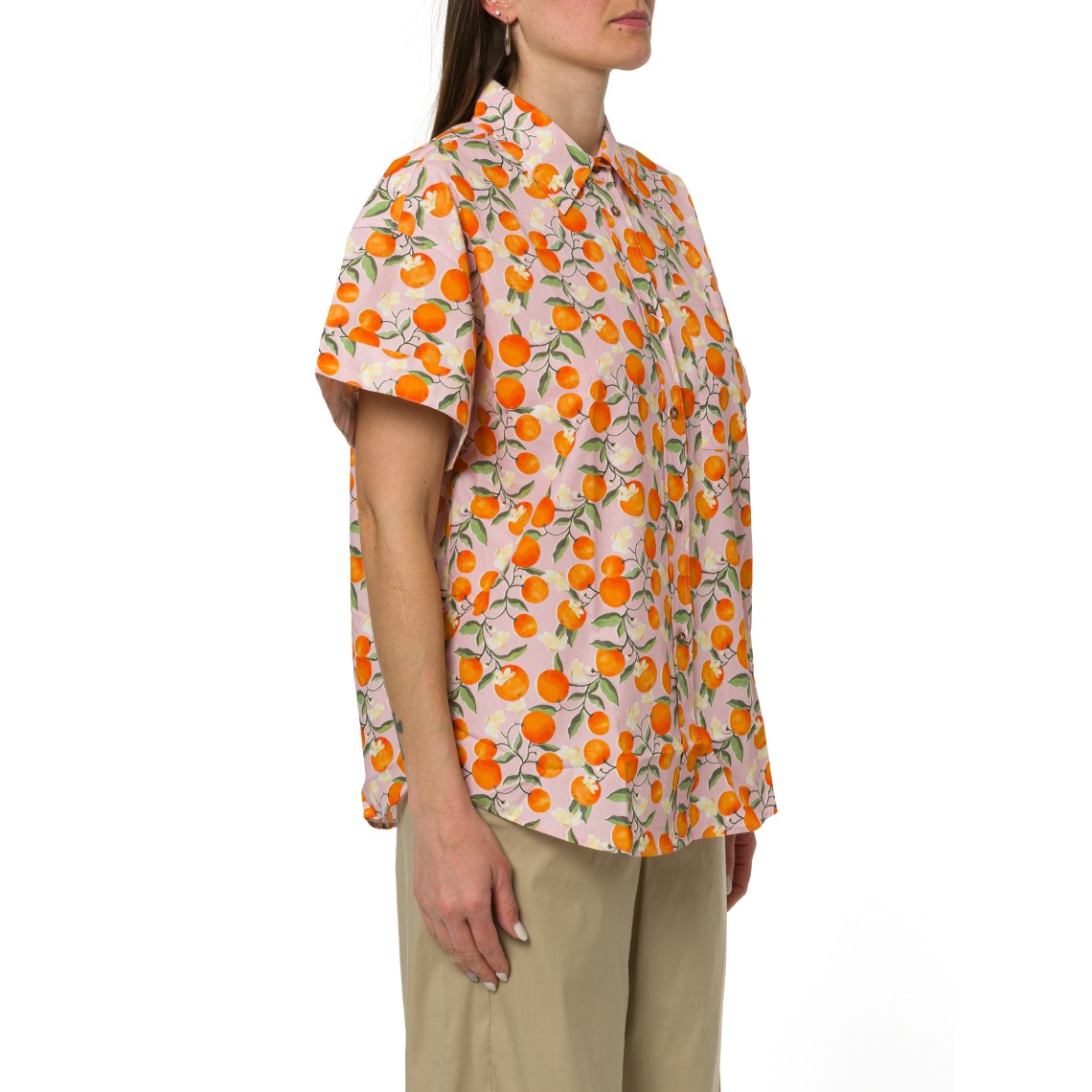 Camicia over a maniche corte i Blues