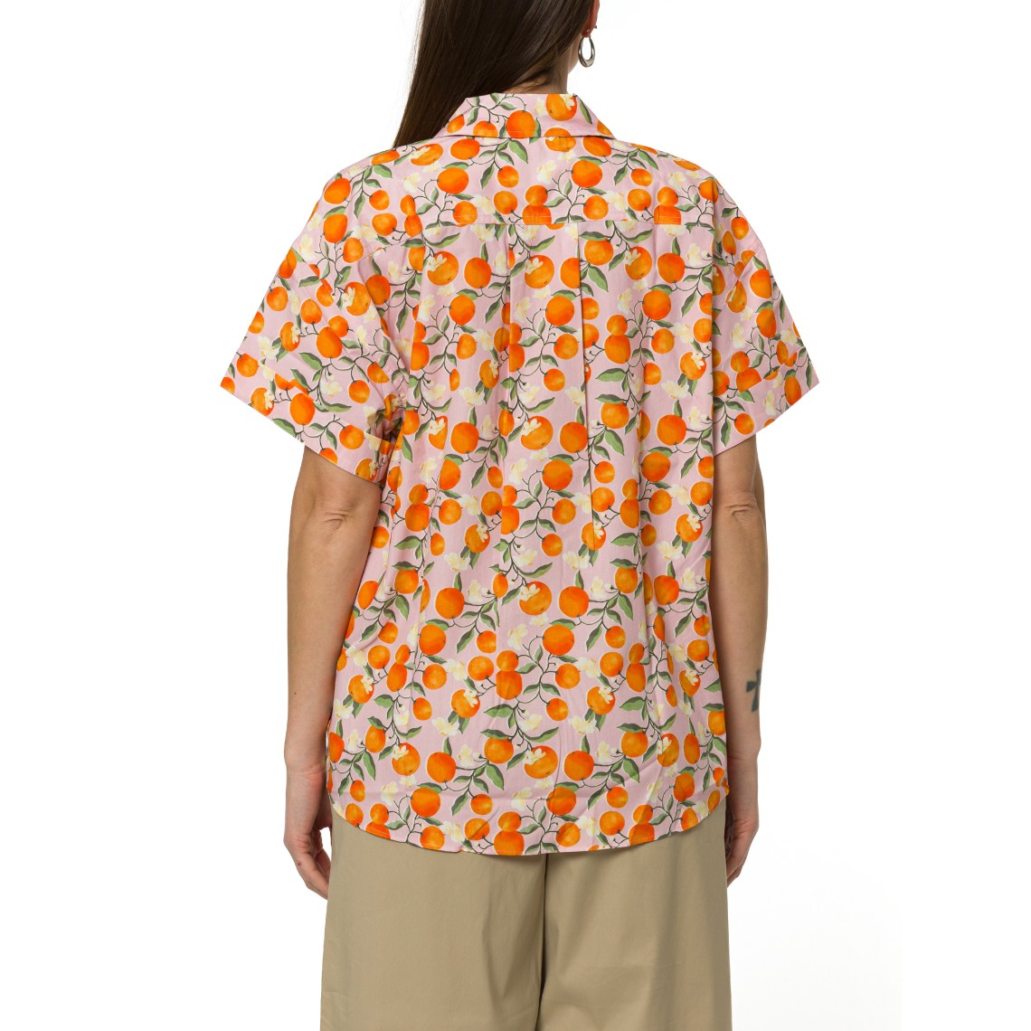 Camicia over a maniche corte i Blues