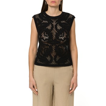 Top ricamato Cornely i Blues