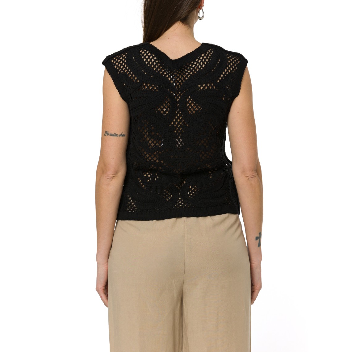 Top ricamato Cornely i Blues