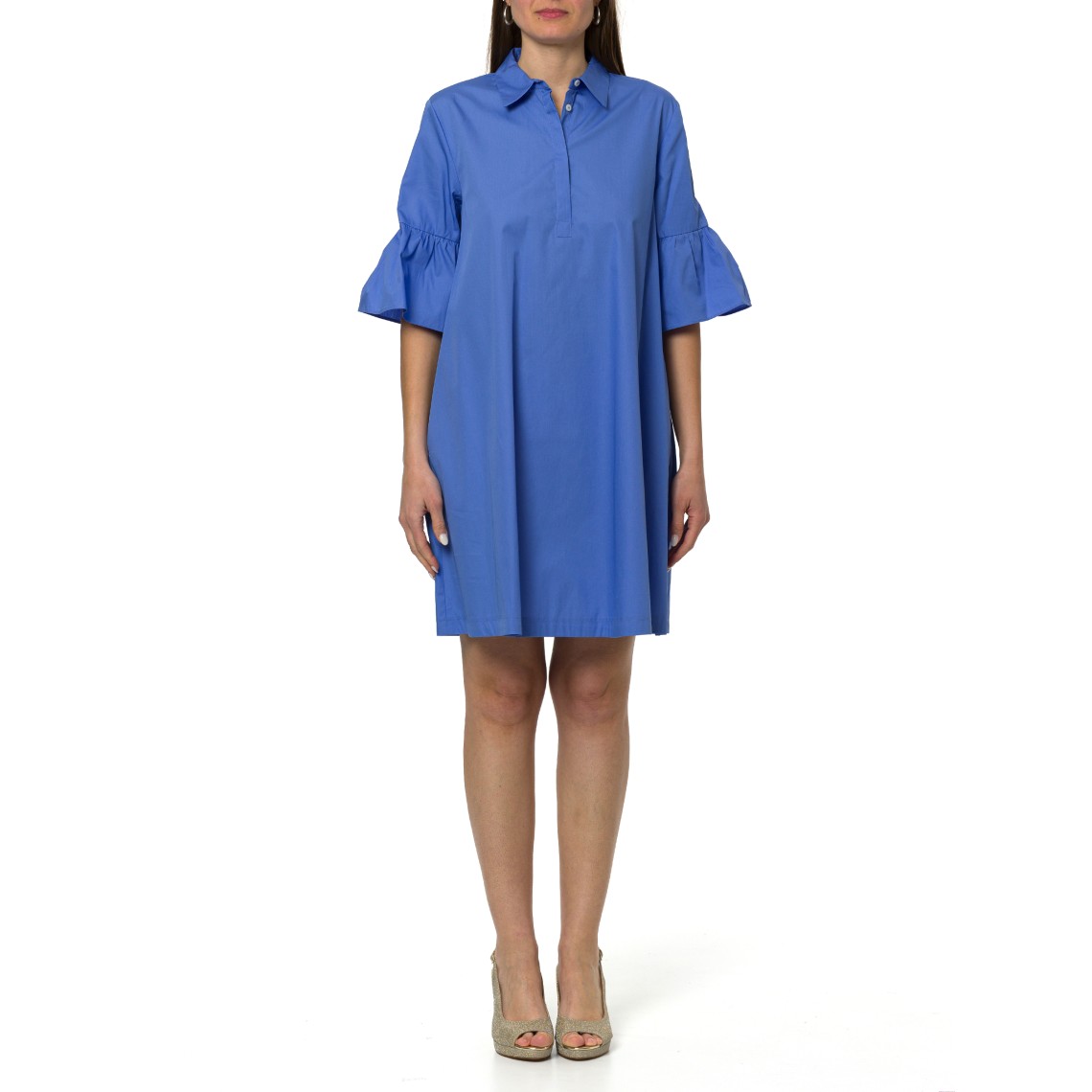 Abito chemisier con balze Emme Marella