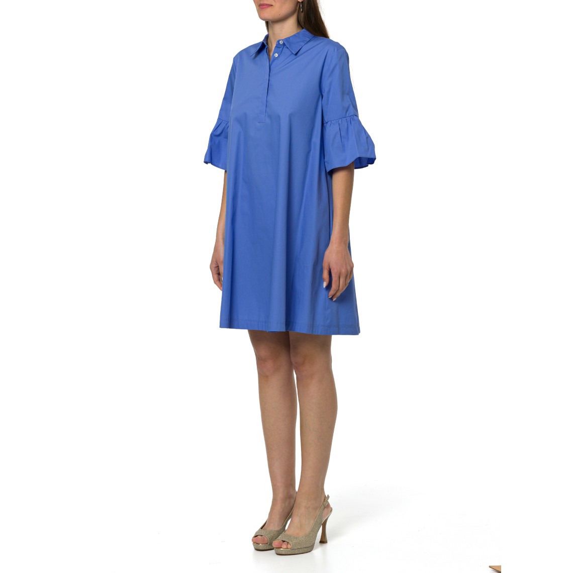 Abito chemisier con balze Emme Marella