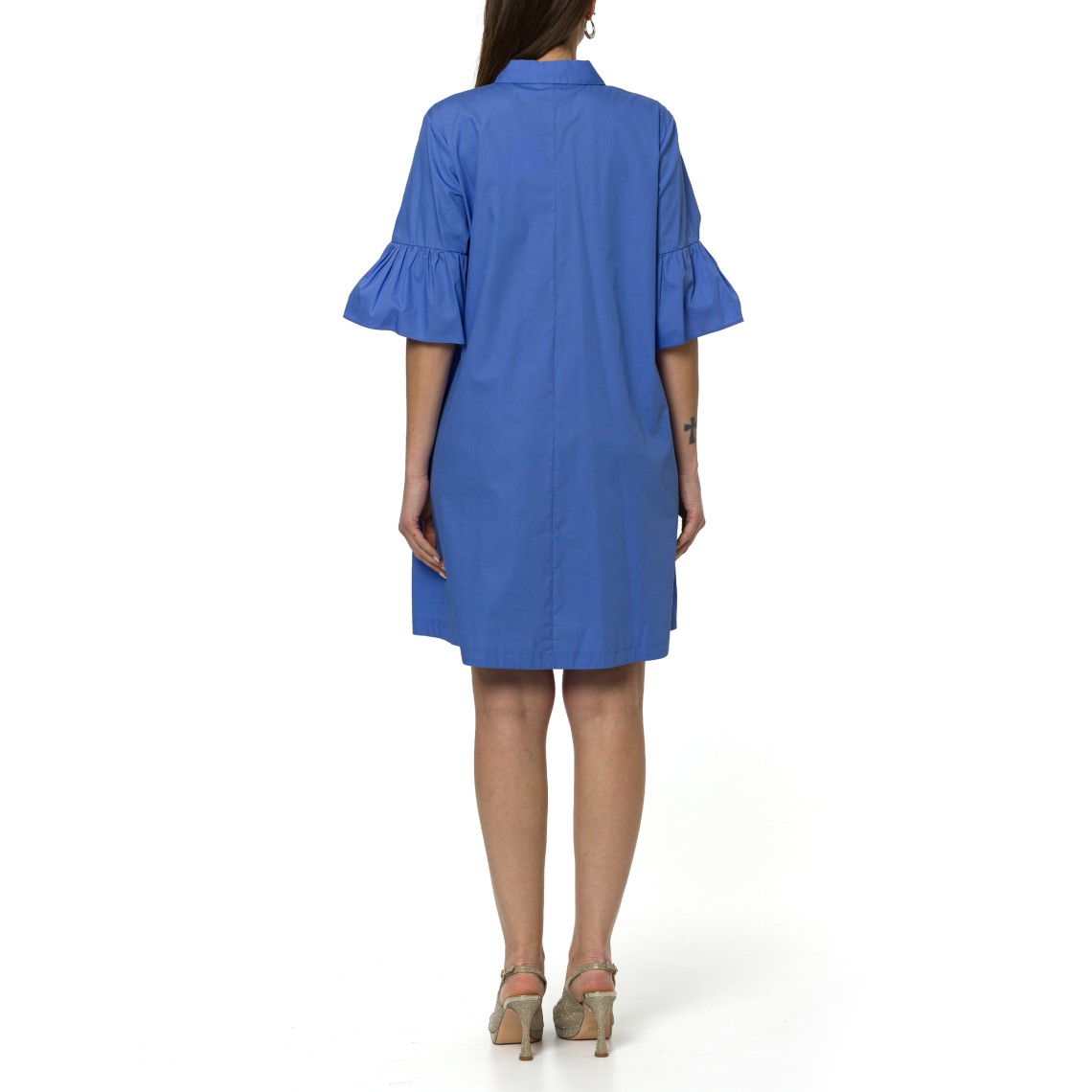 Abito chemisier con balze Emme Marella