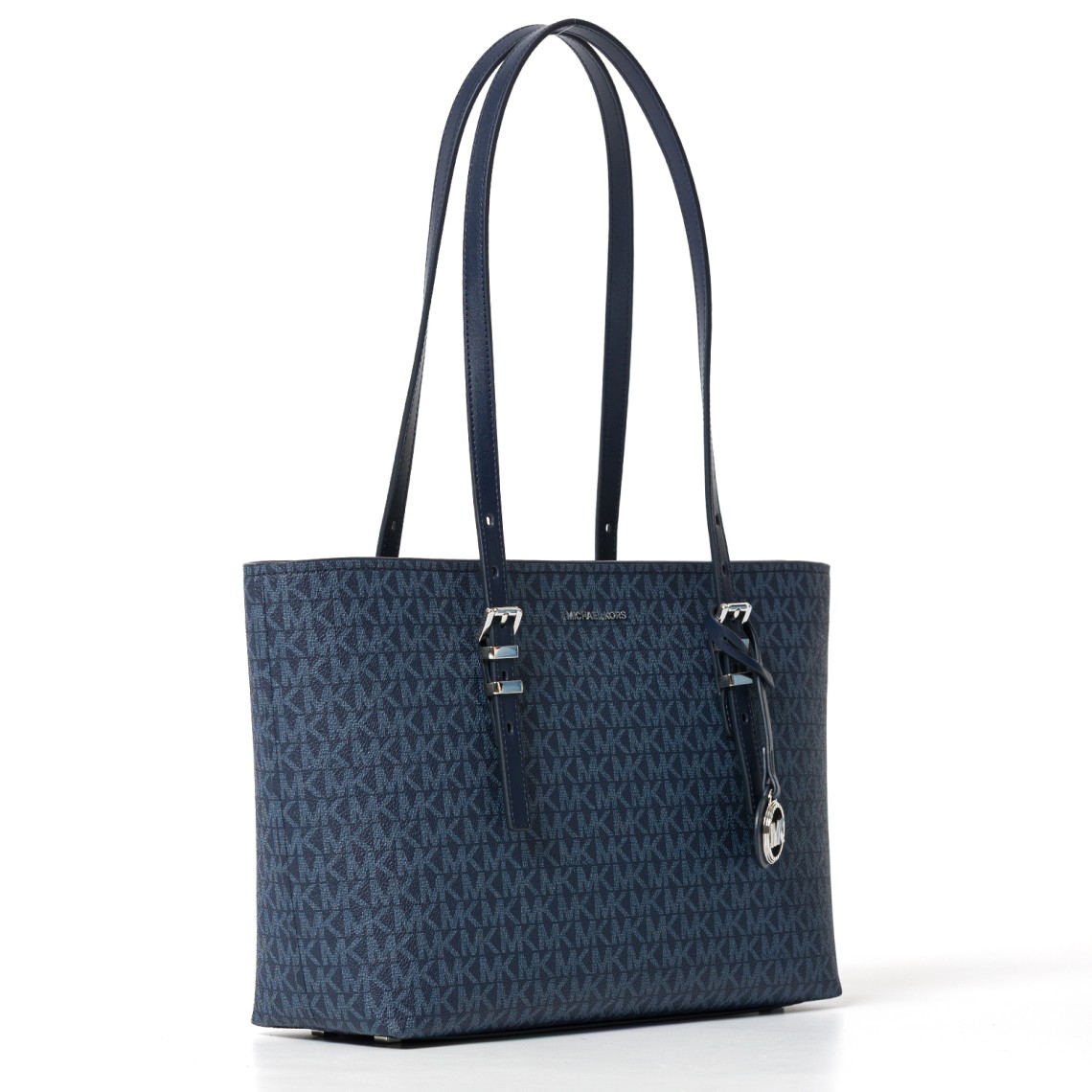 Borsa Quinn Michael Kors in cotone spalmato con monogram MK
