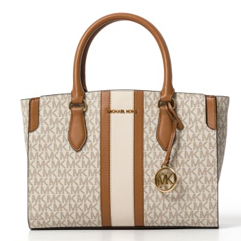 Borsa a mano Becca media in pelle Saffiano Michael Kors