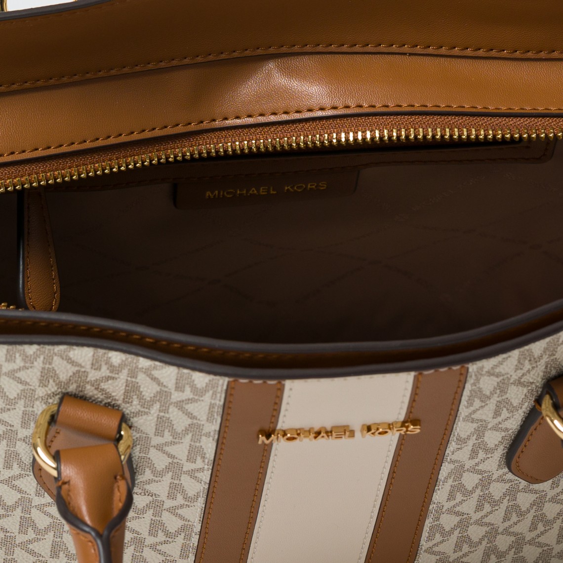 Borsa a mano Becca media in pelle Saffiano Michael Kors