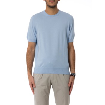 Maglia a maniche corte Gran Sasso in cotone organico