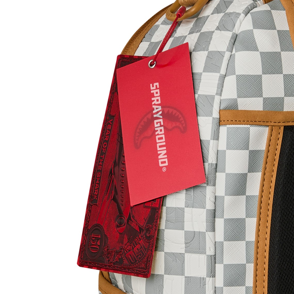 Zaino Sprayground Graff Embossed Cream Check